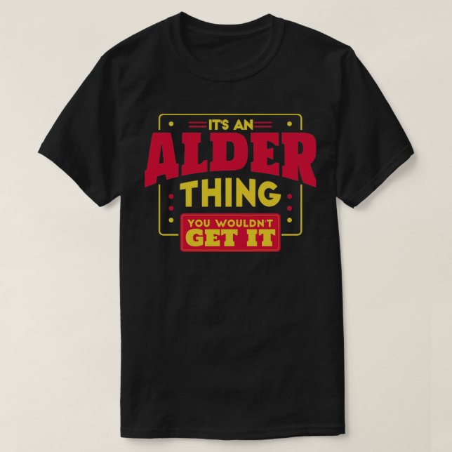 T-shirt Alder (Design devant)
