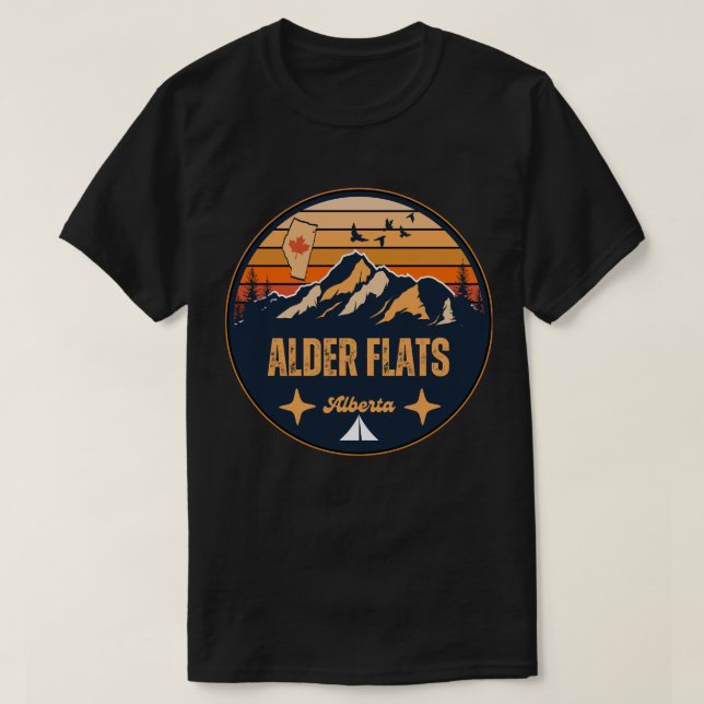 T-shirt Alder Flats, Alberta (Design devant)