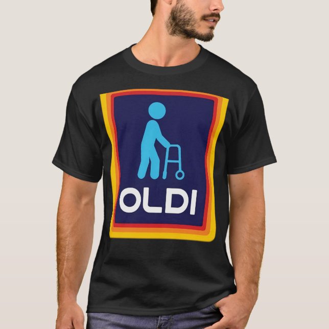 T-shirt Aldi Inspiré Oldi (Devant)