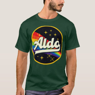 T-shirt Aldo Rainbow Dans L'Espace Style Vintage