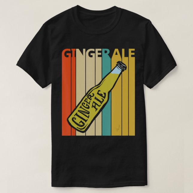 T-shirt Ale de gingembre vintage (Design devant)
