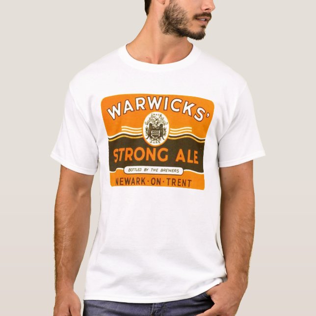T-shirt Ale forte de Warwicks (Devant)