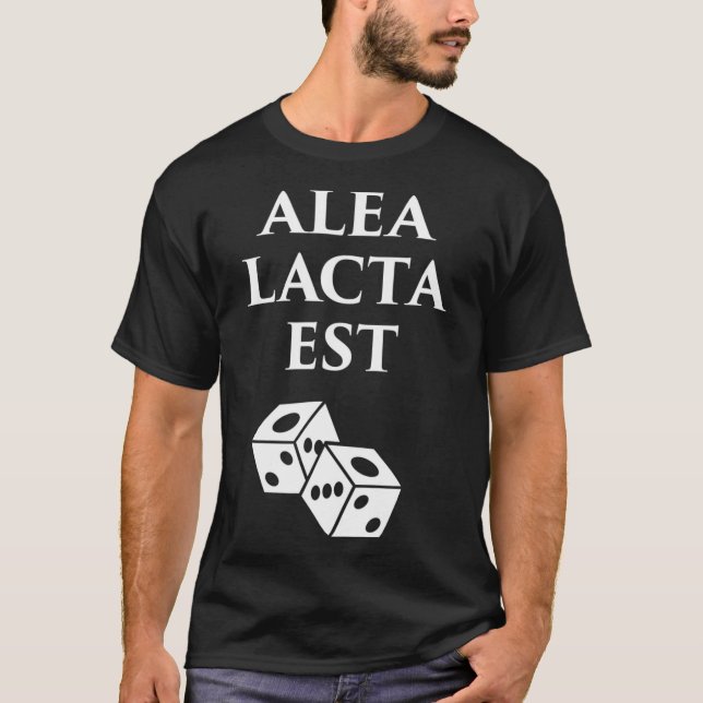 T-shirt Alea Lacta Est Histoire de Rome antique Julius Ca (Devant)