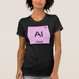 T-shirt Aleah Nom Chimie Élément Tableau Périodique