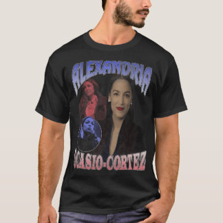 T-shirt Aleandria OcasioCortez Vintage Rap Bootallonge