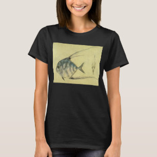 T-shirt Alectis indicus, Illustration vintage de l'Alectis