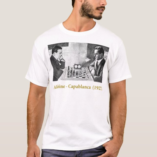 T-shirt alekhine-capablanca (Devant)