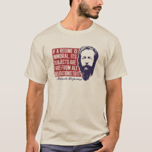 T-shirt Aleksandr Soljenitsyne - Vivez Pas Par Des Mensong