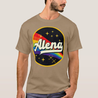 T-shirt Alena Rainbow Dans L'Espace Style Vintage