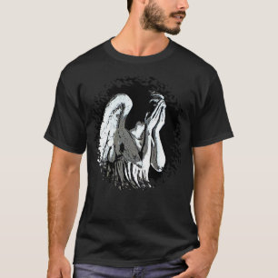 T-shirt Alerte - ange pleurant - ne faites pas la lueur 1