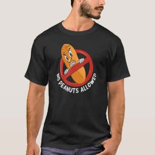 T-shirt Alerte de sensibilisation à l'allergie aux aliment
