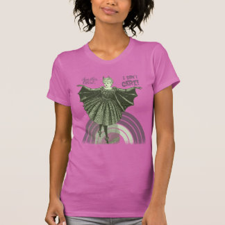 T-shirt Alerte de spoiler Je m'en fiche ! Femme sauvage
