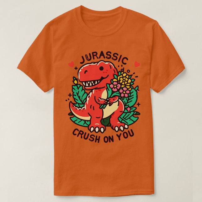 T-shirt Alerte d'écrasement Ce TRex a un Soft sérieux pour (Design devant)
