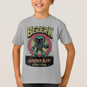 T-shirt Alerte d'intrus Bezerk Tournée mondiale Rétro Arca