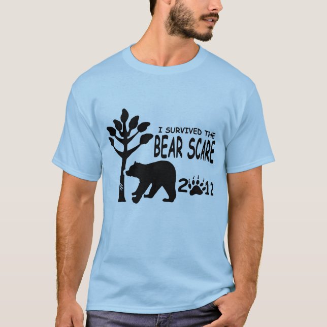 T-shirt Alerte d'ours (Devant)