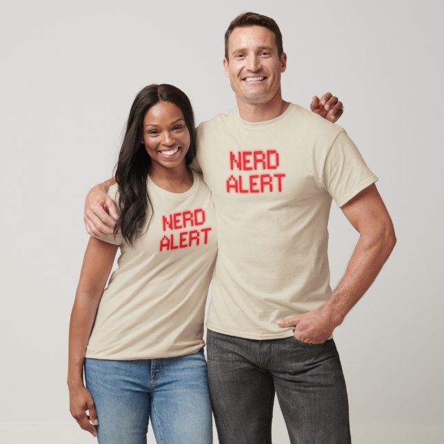 T-shirt Alerte nerd (Unisexe)