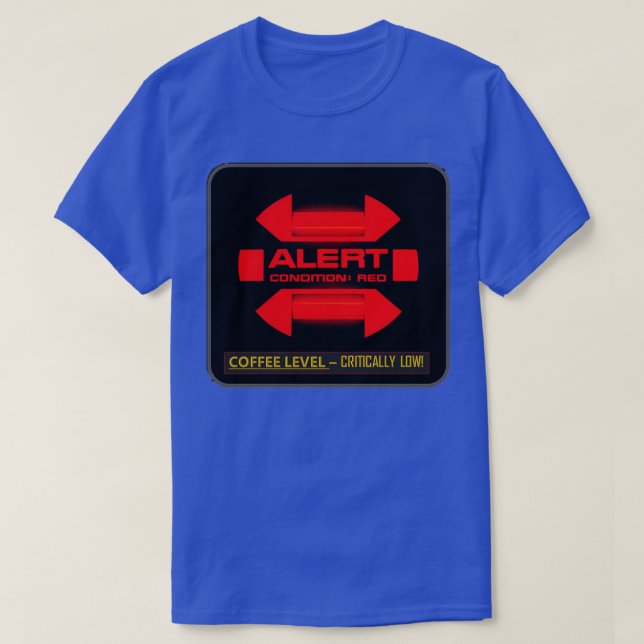 T-shirt alerte rouge (Design devant)