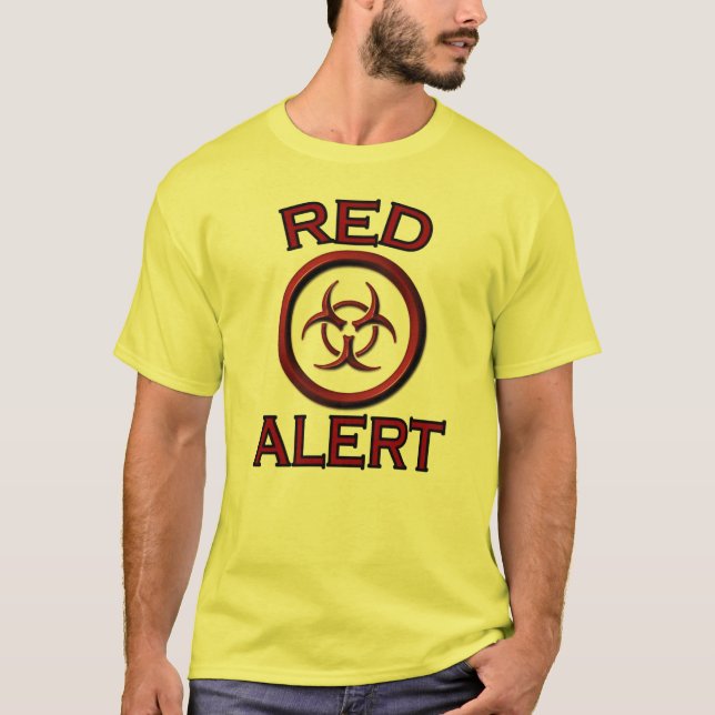 T-shirt Alerte rouge (Devant)