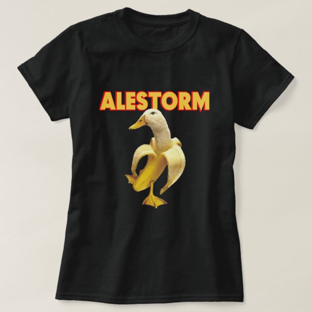T-shirt Alestorm Funny Banana Duck (Design devant)