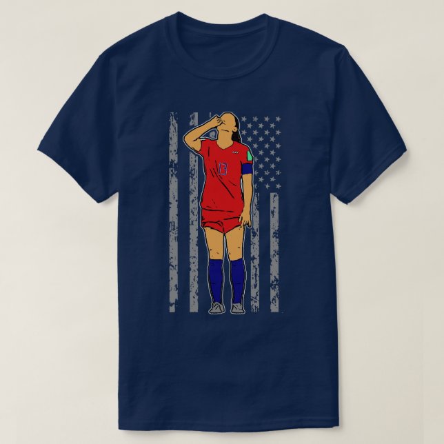 T-shirt Alex Morgan Sipping Thé 1 (Design devant)