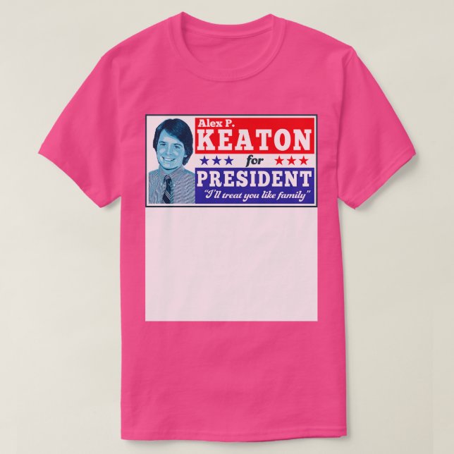 T-shirt Alex P Keaton Pour 1 (Design devant)