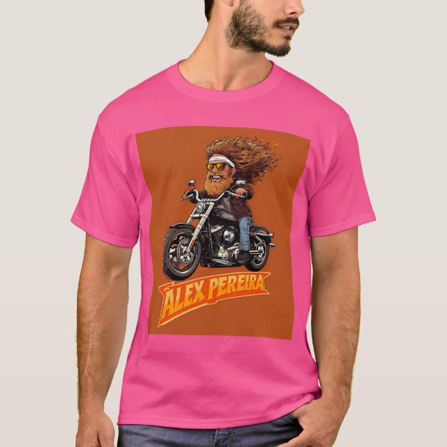 T-shirt Alex Pereira Mixed martial art Portrait de cavalie (Devant)