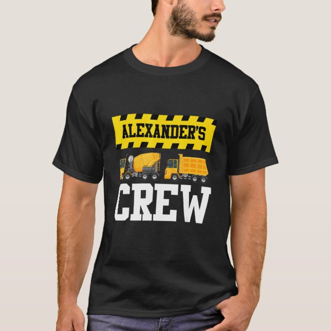 T-shirt Alexander Construction Crew Doublon Doublon sur me (Devant)