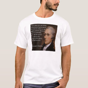 T-shirt Alexander Hamilton "Chef Ennemi" Cadeau