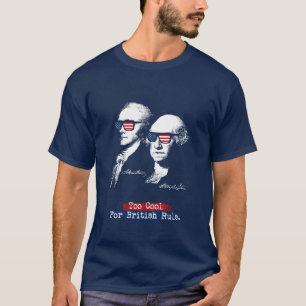 T-shirt Alexander Hamilton, George Washington - trop cool