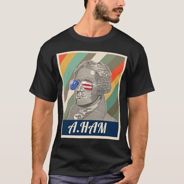 T-shirt Alexander Hamilton Histoire américaine (Devant)