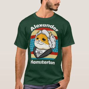 T-shirt Alexander Hamilton Retro Hamster Alexander