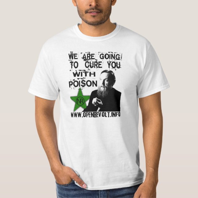 T-shirt Alexandre Dugin :  Nous vous guérirons avec le (Devant)