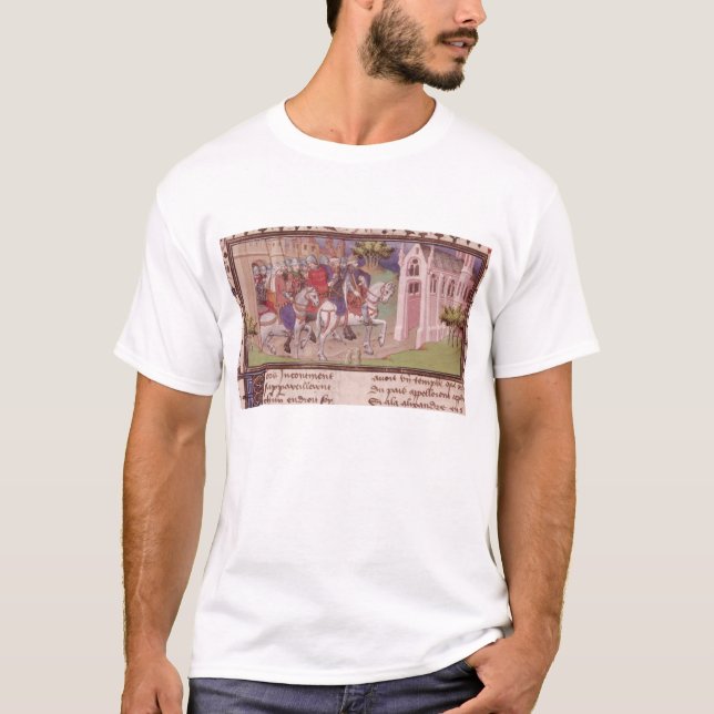 T-shirt Alexandre le grand Macedon partant (Devant)