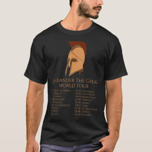 T-shirt Alexandre Le Grand Monde Tour Hist Grec Ancien