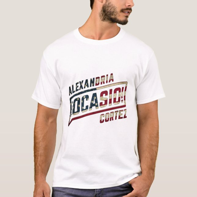 T-shirt Alexandria Ocasio-Cortez (Devant)