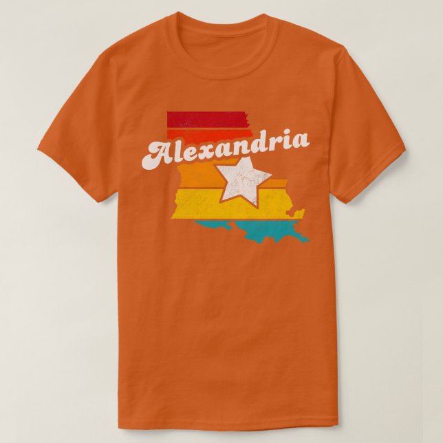 T-shirt Alexandria Vintage Souvenir dénudé 2 (Design devant)
