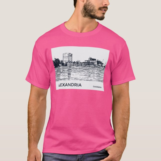 T-shirt Alexandrie surdimensionnée (Devant)