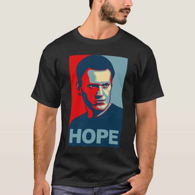T-shirt Alexei Navalny espère la Russie (Devant)