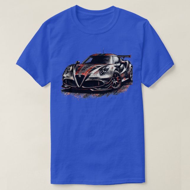 T-shirt Alfa Romeo 4C 14 (Design devant)