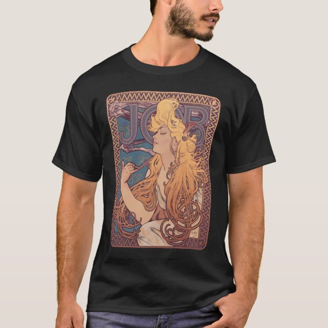 T-shirt Alfonse Mucha Job Art Nouveau femme (Devant)