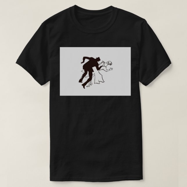 T-shirt Alfred Hitchcock´s Vertigo Mask (Design devant)