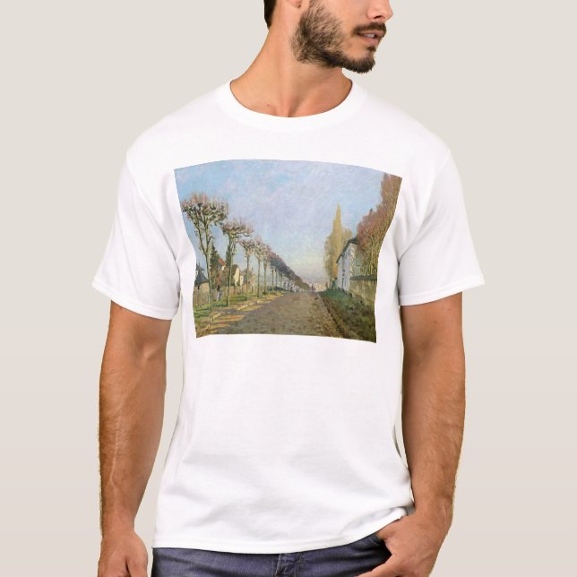 T-shirt Alfred Sisley | Rue de la Machine, Louveciennes (Devant)