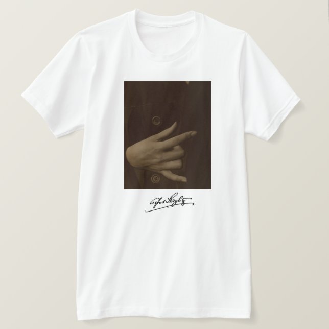 T-shirt Alfred Stieglitz : Georgia O'Keeffe-Hand (Design devant)
