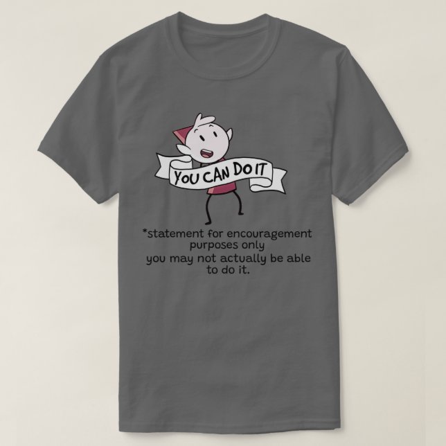 T-shirt Alfur Hilda vous pouvez le faire (Design devant)