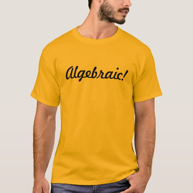 T-shirt Algébrique ! (Devant)
