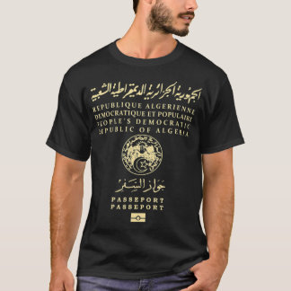 T-shirt Algerian Passport 