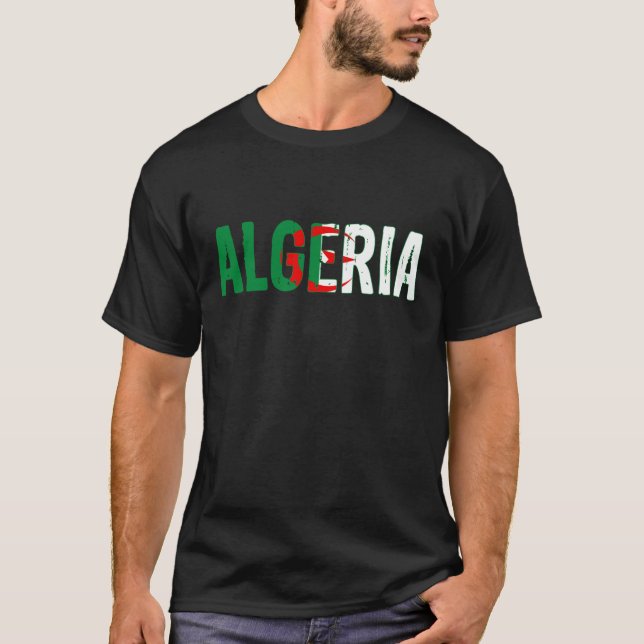 T-shirt Algérie, Algérie (Devant)