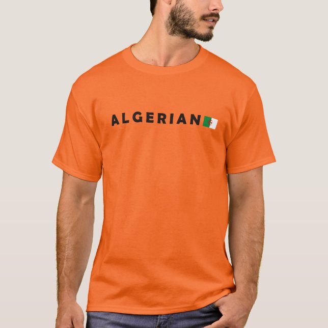 T-shirt Algérie, Algérie (Devant)