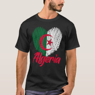 T-shirt Algérie Algérien Arabe Algérien Berbère Afrique Ti