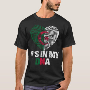 T-shirt Algérie Drapeau Algérie C'est dans mon ADN